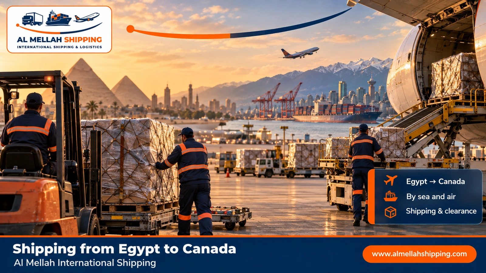 Shipping from Egypt to Canada — Al Mellah International Shipping
