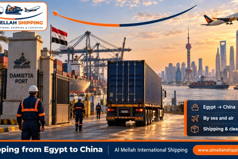 Shipping from Egypt to China — Al Mellah International Shipping