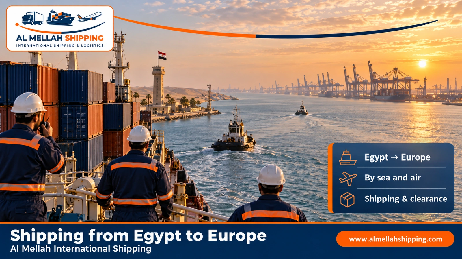 Shipping from Egypt to Europe — Al Mellah International Shipping