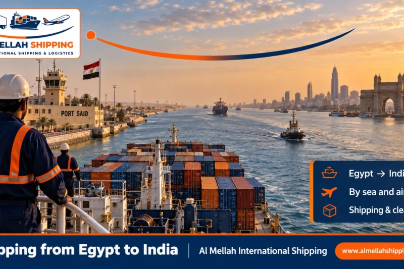 Shipping from Egypt to India — Al Mellah International Shipping