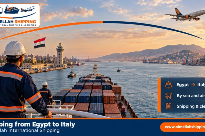 Shipping from Egypt to Italy — Al Mellah International Shipping