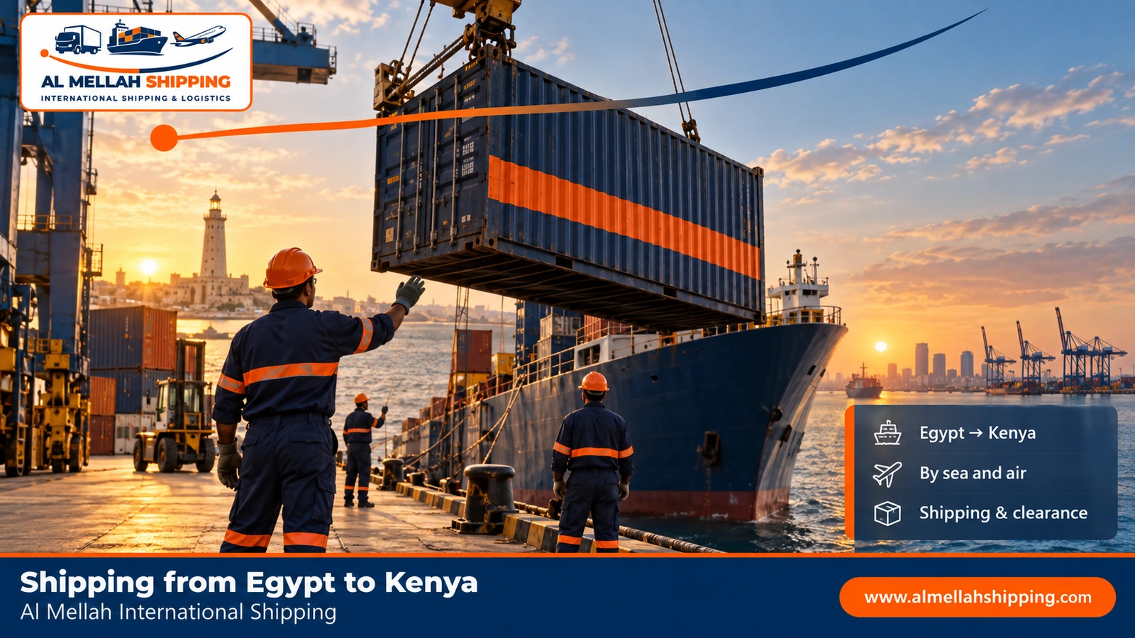 Shipping from Egypt to Kenya — Al Mellah International Shipping