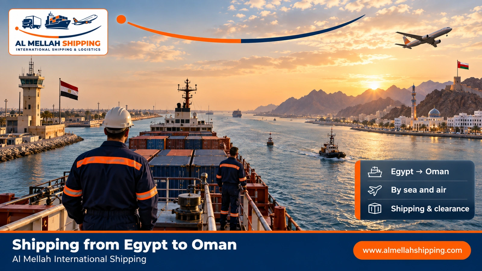 Shipping from Egypt to Oman — Al Mellah International Shipping