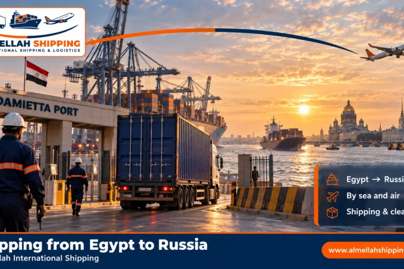 Shipping from Egypt to Russia — Al Mellah International Shipping