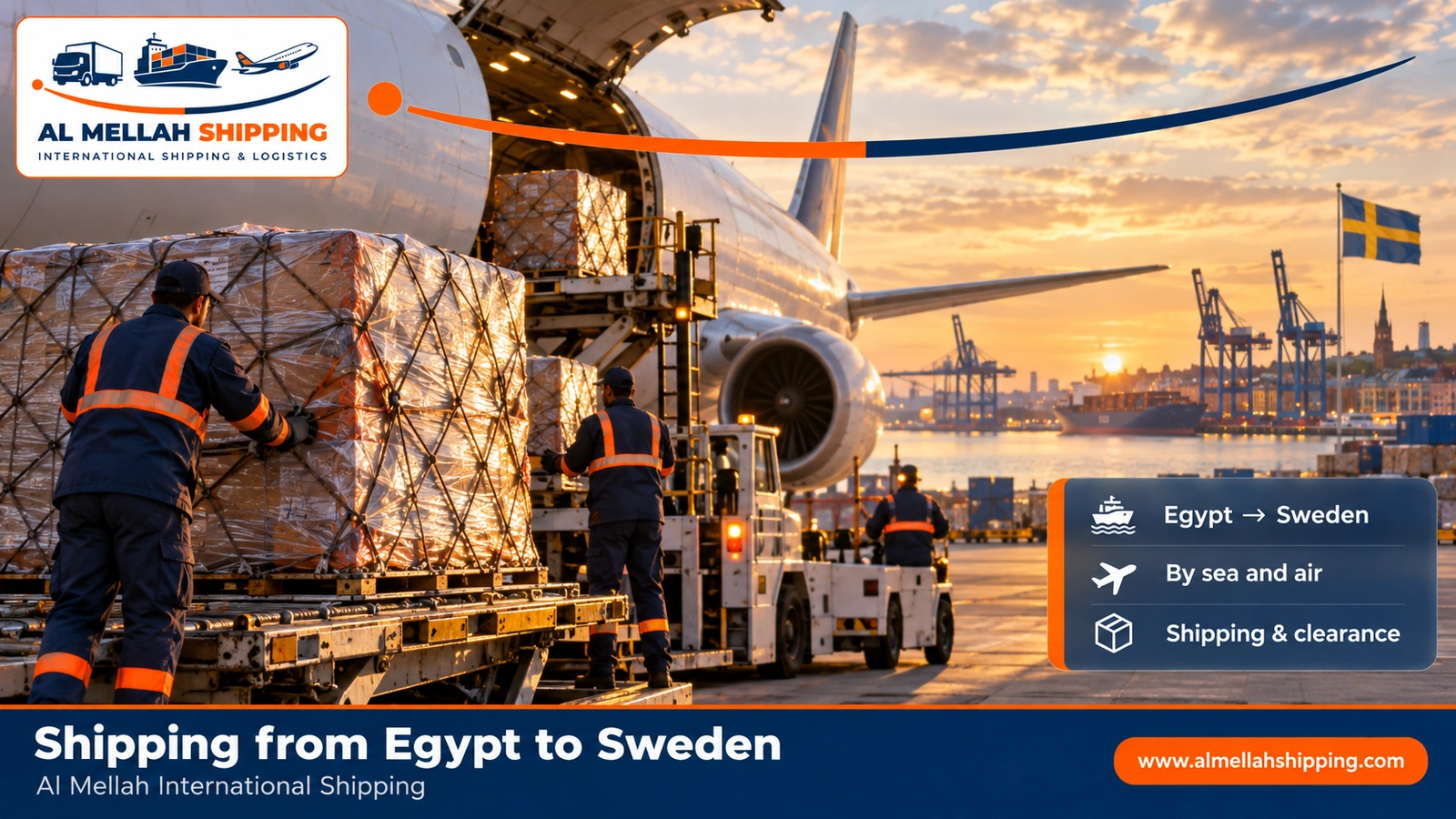 Shipping from Egypt to Sweden — Al Mellah International Shipping