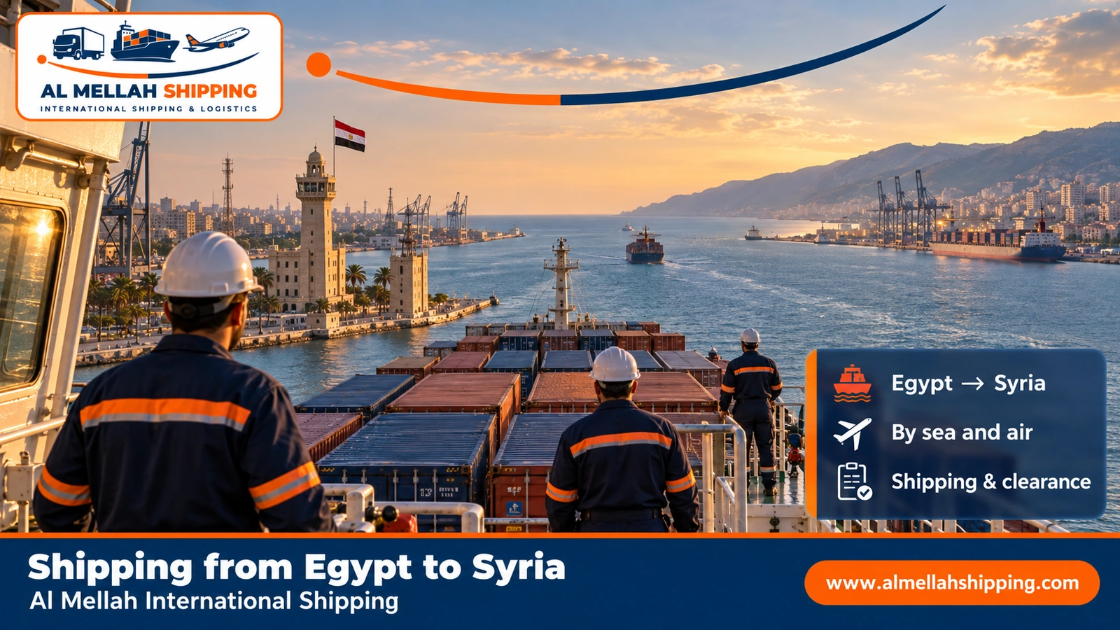 Shipping from Egypt to Syria — Al Mellah International Shipping