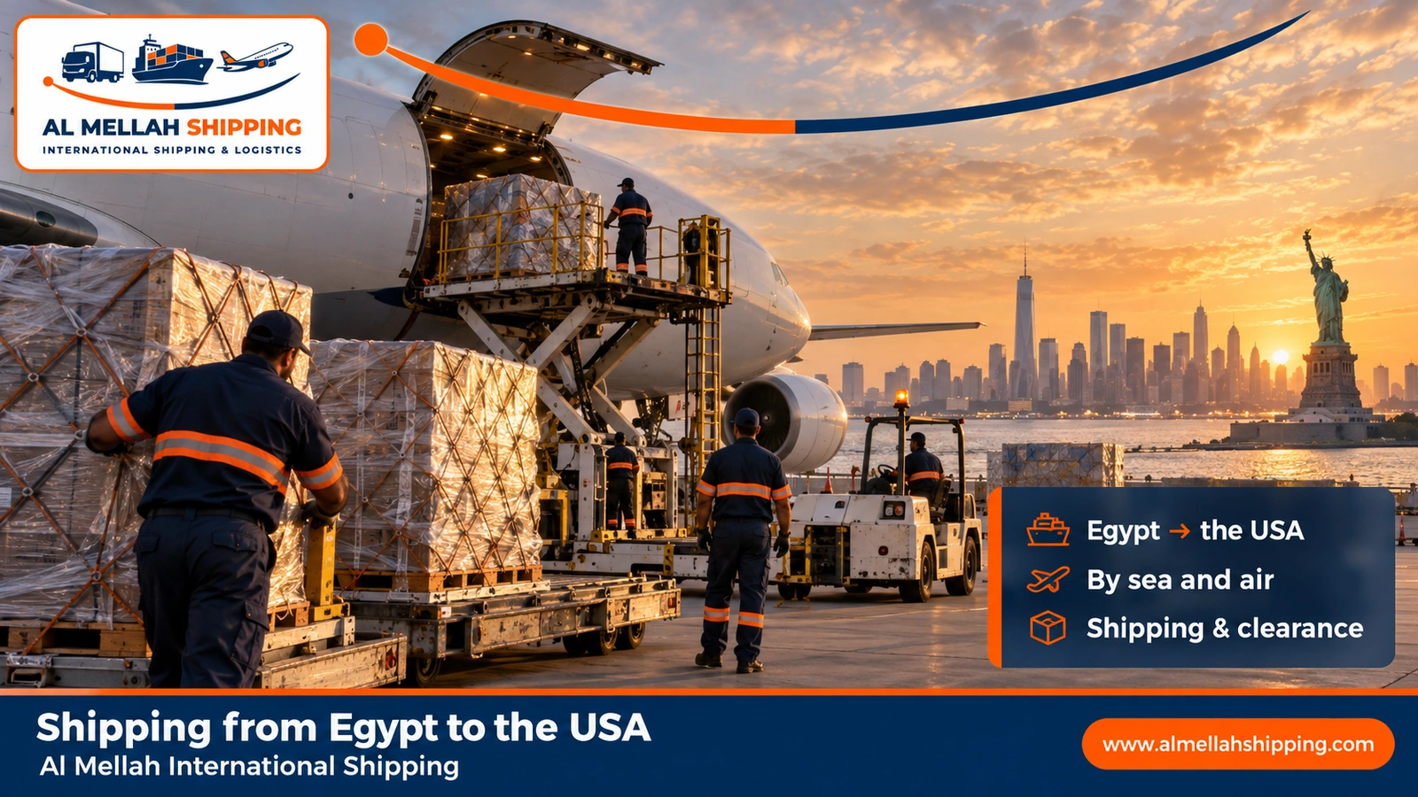 Shipping from Egypt to the USA — Al Mellah International Shipping