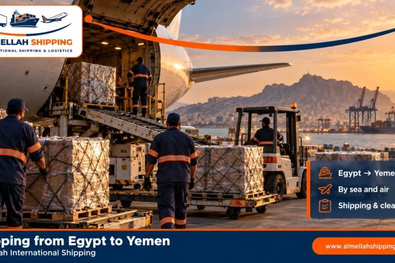 Shipping from Egypt to Yemen — Al Mellah International Shipping