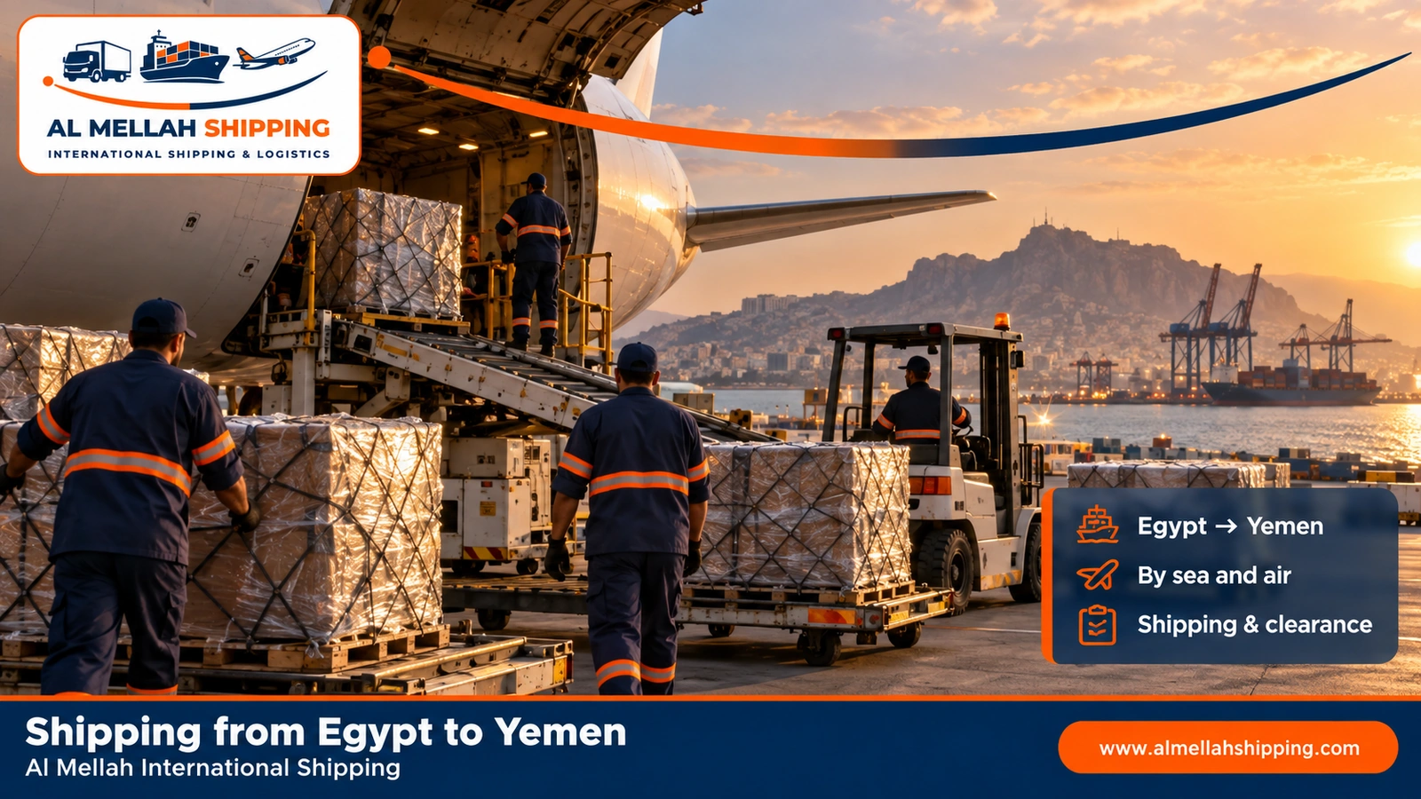 Shipping from Egypt to Yemen — Al Mellah International Shipping