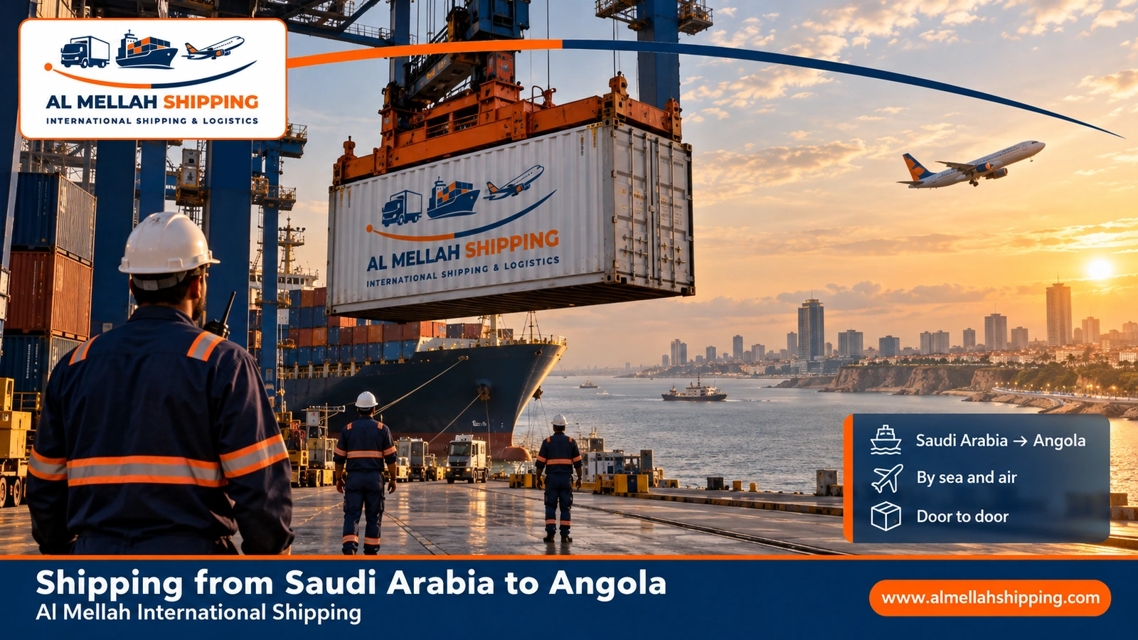 Shipping from Saudi Arabia to Angola — Al Mellah International Shipping