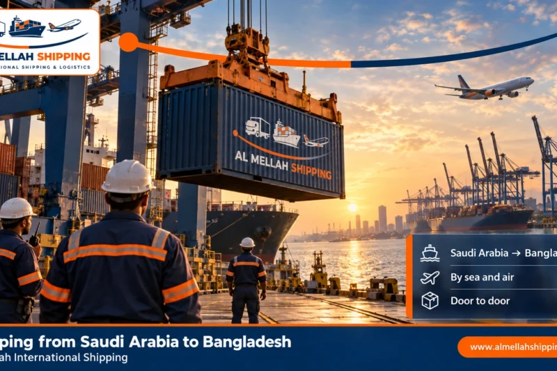 Shipping from Saudi Arabia to Bangladesh — Al Mellah International Shipping