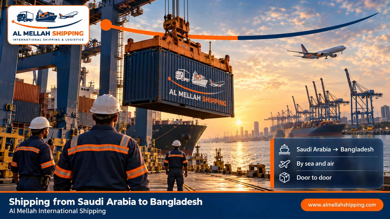 Shipping from Saudi Arabia to Bangladesh — Al Mellah International Shipping