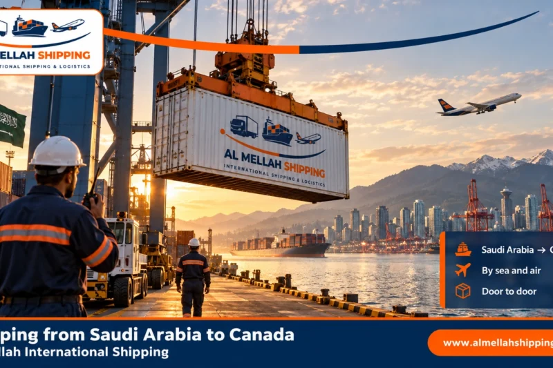 Shipping from Saudi Arabia to Canada — Al Mellah International Shipping