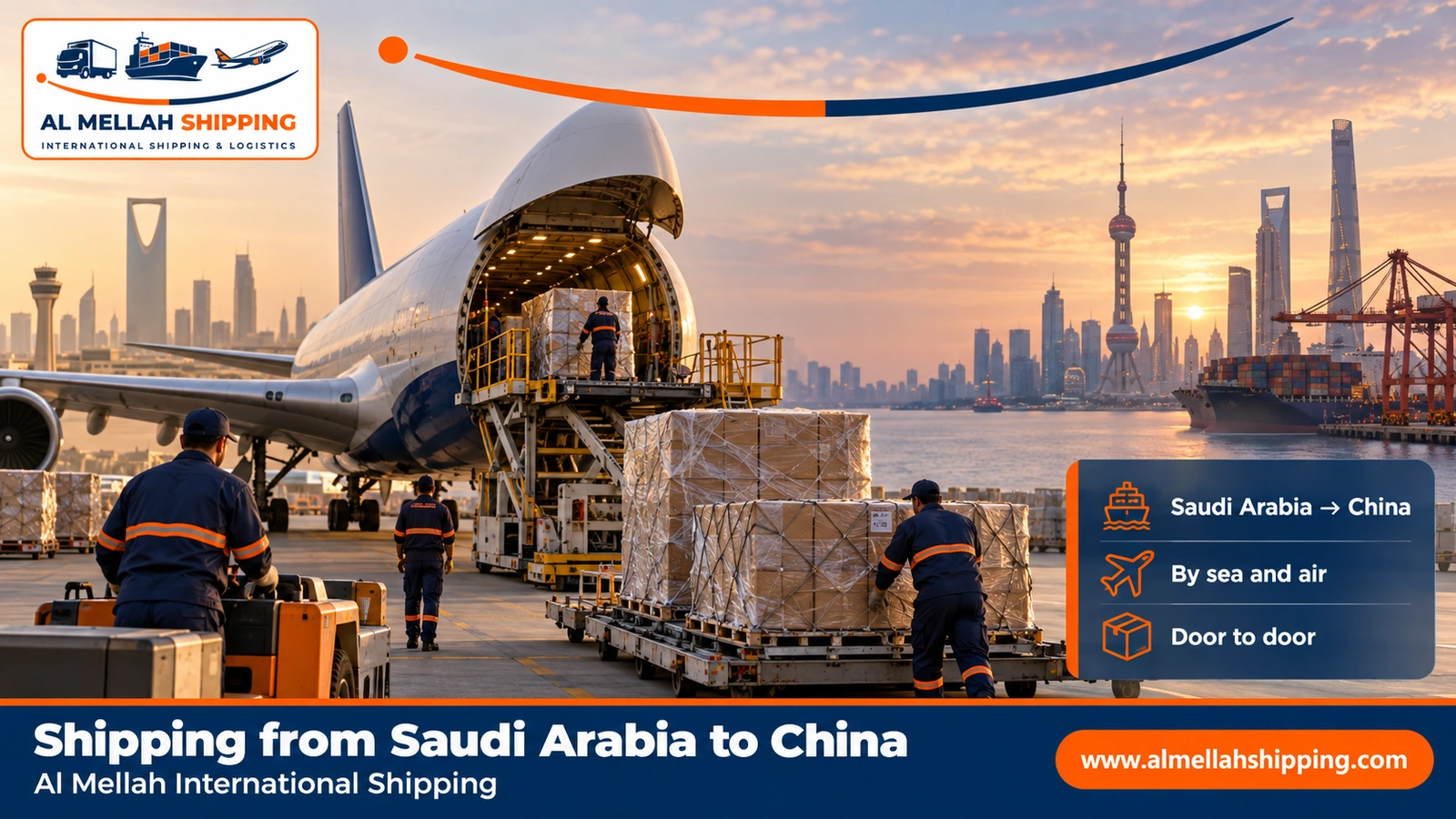 Shipping from Saudi Arabia to China — Al Mellah International Shipping