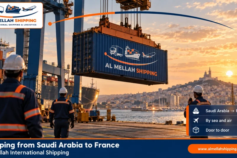 Shipping from Saudi Arabia to France — Al Mellah International Shipping