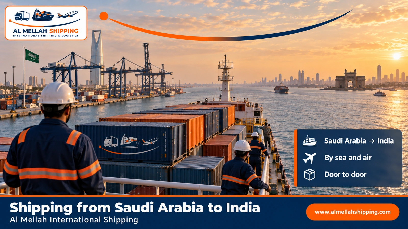 Shipping from Saudi Arabia to India — Al Mellah International Shipping