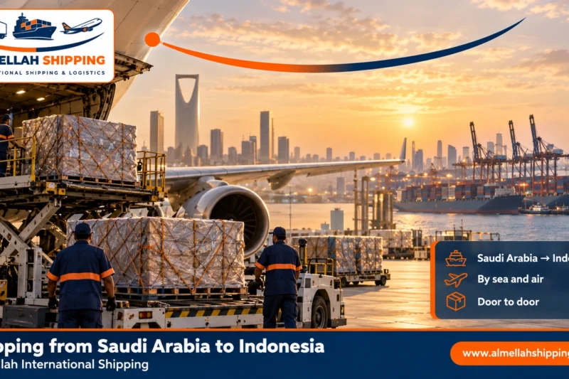 Shipping from Saudi Arabia to Indonesia — Al Mellah International Shipping