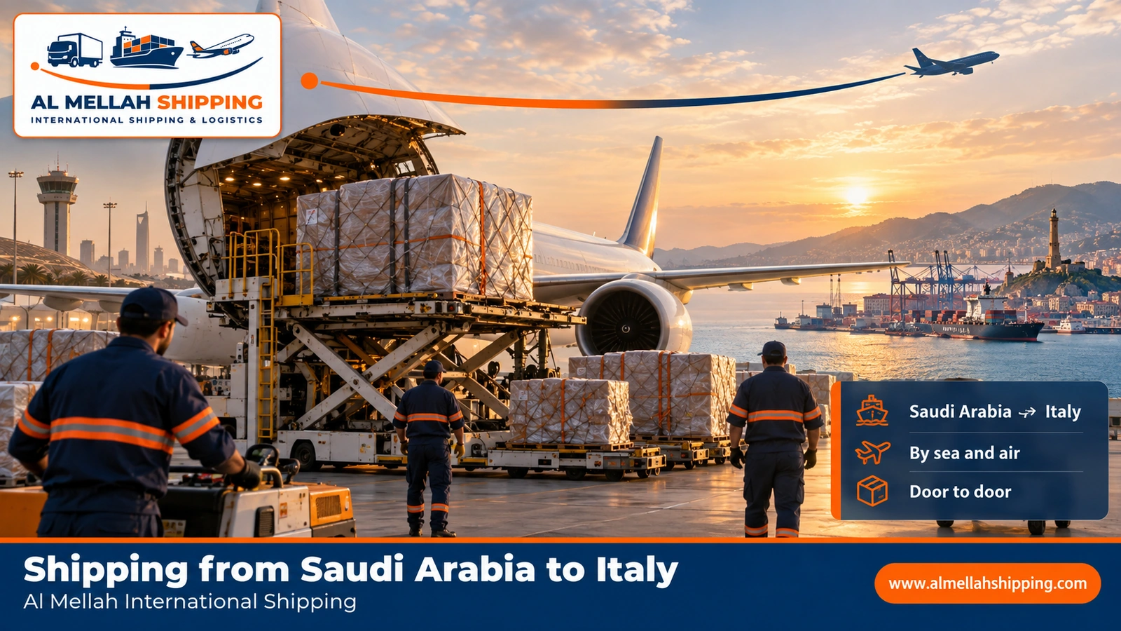 Shipping from Saudi Arabia to Italy — Al Mellah International Shipping