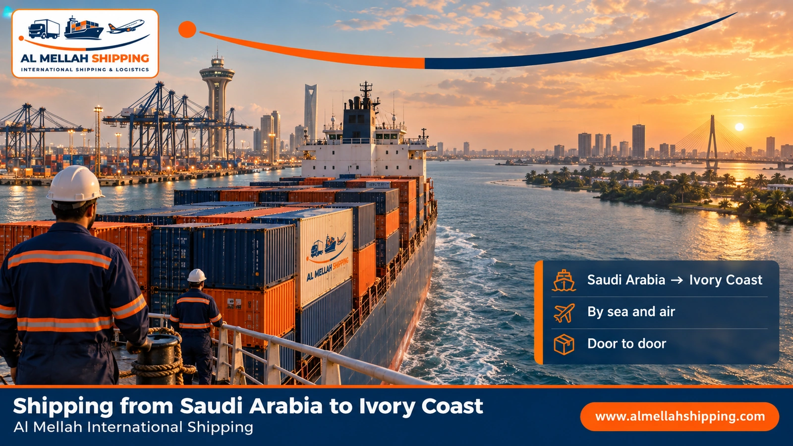 Shipping from Saudi Arabia to Ivory Coast — Al Mellah International Shipping