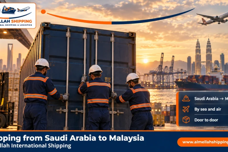 Shipping from Saudi Arabia to Malaysia — Al Mellah International Shipping