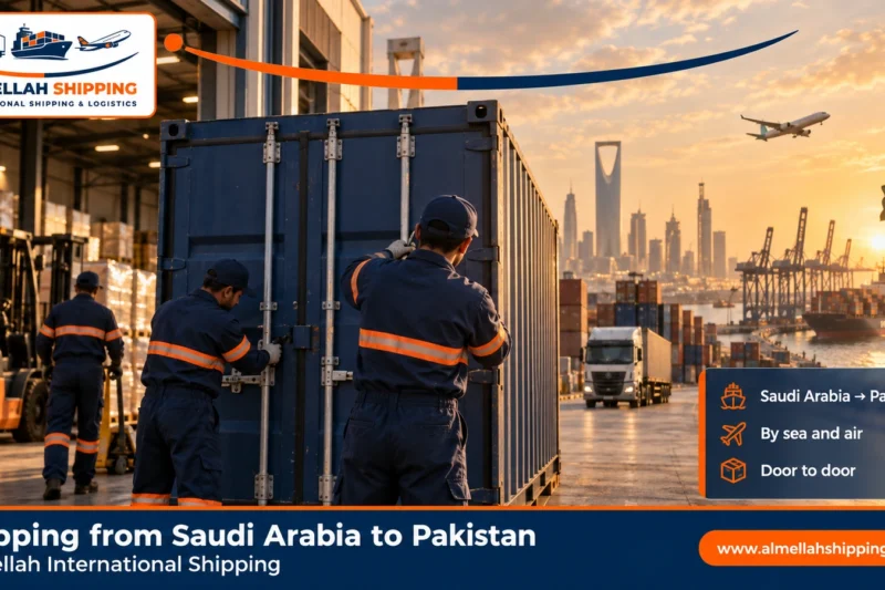 Shipping from Saudi Arabia to Pakistan — Al Mellah International Shipping