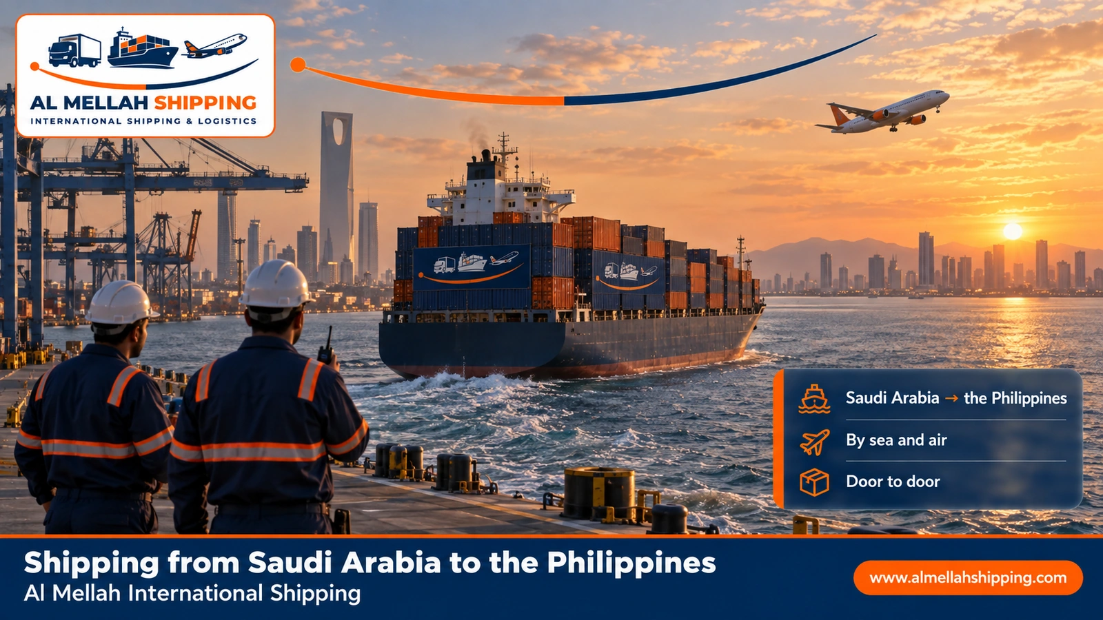 Shipping from Saudi Arabia to the Philippines — Al Mellah International Shipping