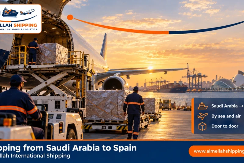 Shipping from Saudi Arabia to Spain — Al Mellah International Shipping