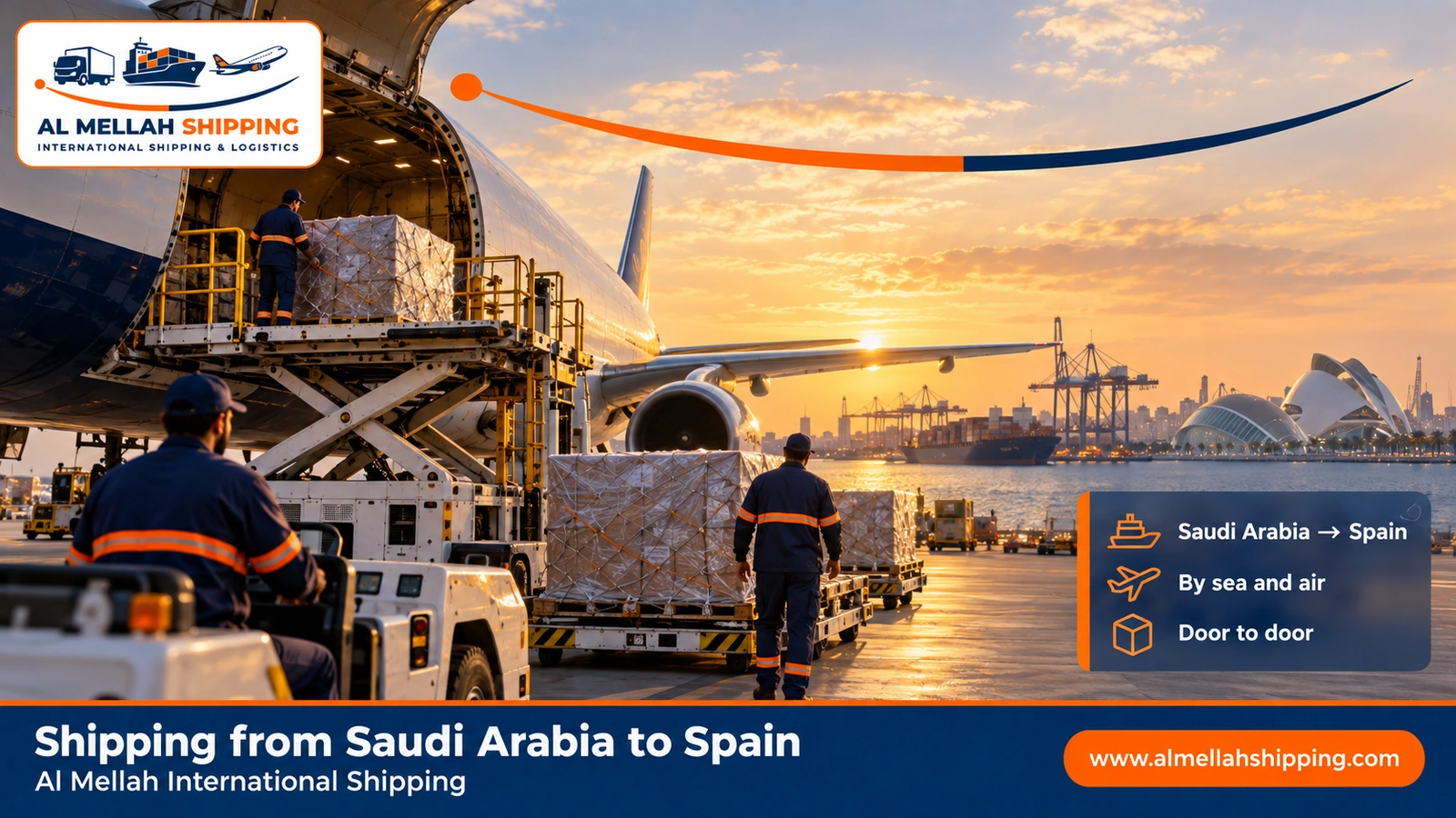 Shipping from Saudi Arabia to Spain — Al Mellah International Shipping