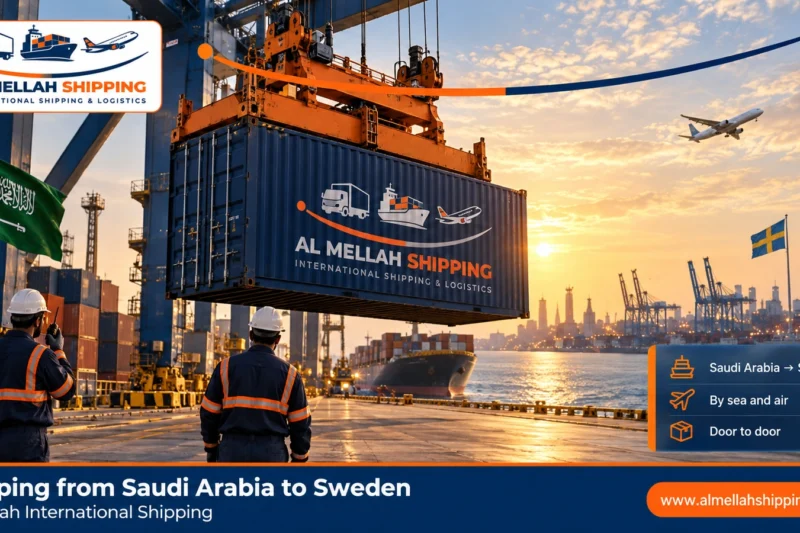 Shipping from Saudi Arabia to Sweden — Al Mellah International Shipping