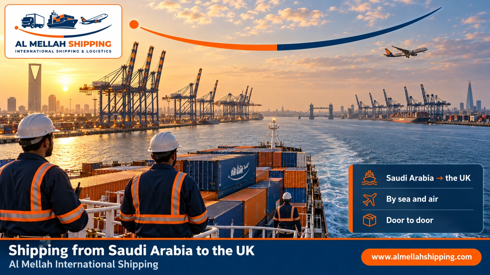 Shipping from Saudi Arabia to the UK — Al Mellah International Shipping