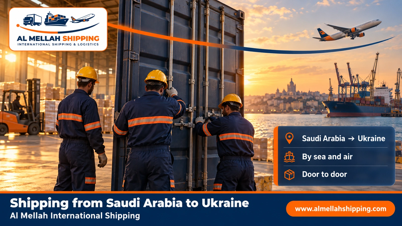 Shipping from Saudi Arabia to Ukraine — Al Mellah International Shipping