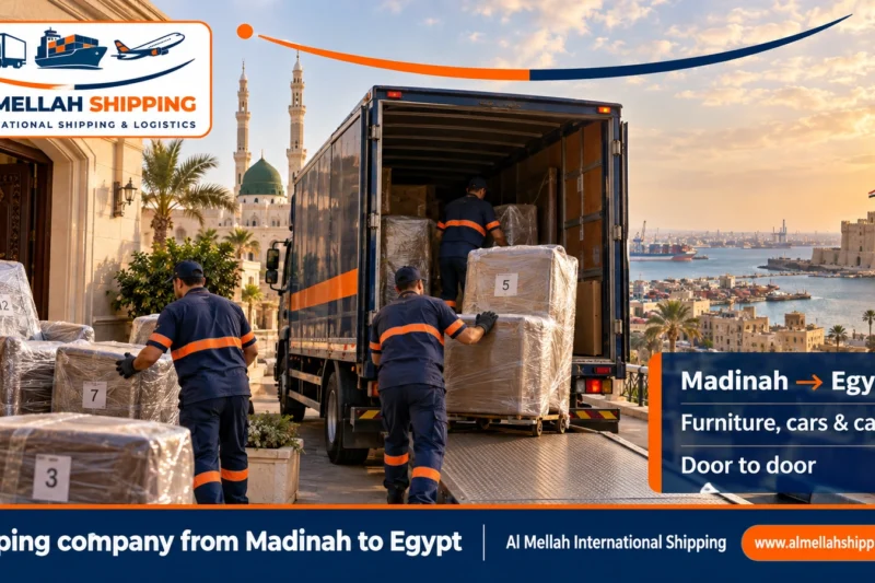 Shipping company from Madinah to Egypt — Al Mellah International Shipping