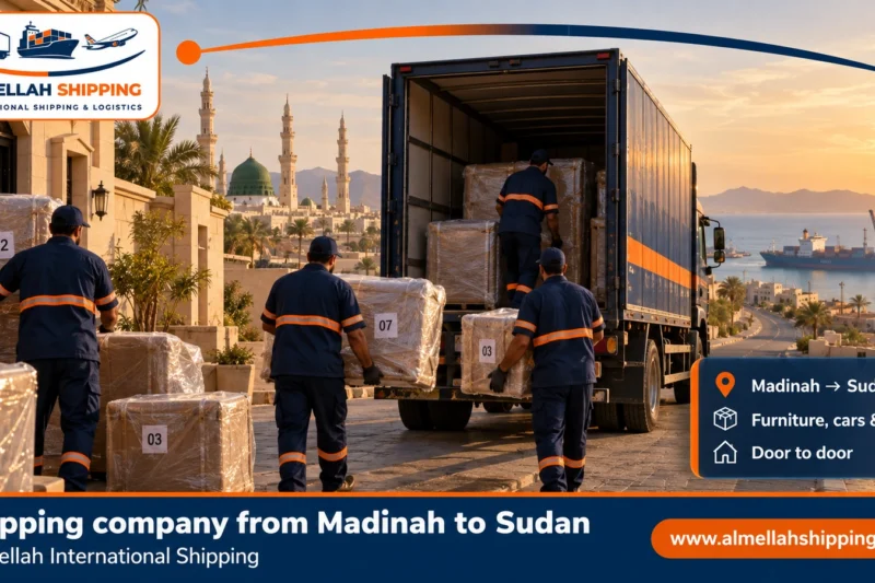 Shipping company from Madinah to Sudan — Al Mellah International Shipping