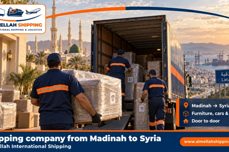 Shipping company from Madinah to Syria — Al Mellah International Shipping