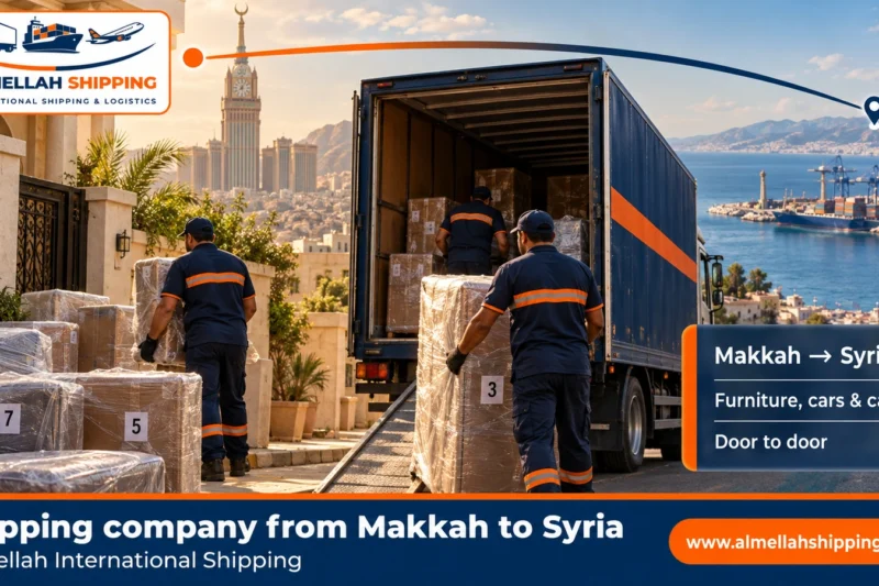 Shipping company from Makkah to Syria — Al Mellah International Shipping