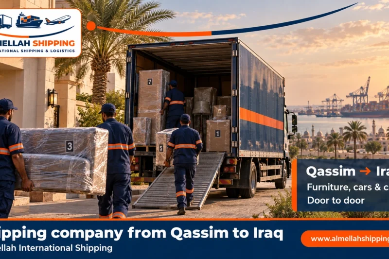 Shipping company from Qassim to Iraq — Al Mellah International Shipping