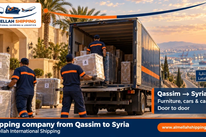Shipping company from Qassim to Syria — Al Mellah International Shipping